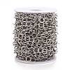 Tarnish Resistant 304 Stainless Steel Rolo Chains CHS-F011-08F-P-3