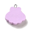Opaque Resin Pendants RESI-G043-E06-3