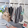 6Pcs 2 Style Plastic Hook Hangers FIND-WR0010-29-5