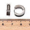 304 Stainless Steel with Enamel Hoop Earrings EJEW-M001-21C-P-3