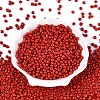 6/0 Baking Paint Glass Round Seed Beads SEED-S036-01C-15-2