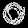 Electroplate Transparent Glass Beads Strands LS-EGLA-Q139-01A-A01-2