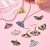 10Pcs 10 Styles Alloy Enamel Pendants FIND-YW0004-76-6