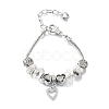 Alloy European Beads Charm Bracelets BJEW-F495-21P-2