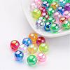 Transparent AB Color Acrylic Beads X-PL735M-3
