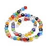 Handmade Millefiori Glass Bead Strands LAMP-J035-6mm-39-2