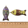 Handmade Polymer Clay Indonesia Big Pendants PY-CBAAA14-01C-3