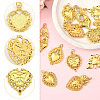 12Pcs 6 Styles Alloy Pendants FIND-SC0017-32-3