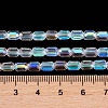 Electroplate Glass Beads Strands EGLA-D031-01Z-6