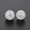 Transparent Crackle Acrylic Beads MACR-S373-66B-N12-2