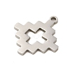Non-Tarnish 304 Stainless Steel Pendants STAS-S123-03P-09-2