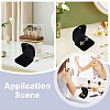 Flocking Earring Storage Boxes CON-WH0086-189-7