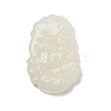 Natural White Jade Carved Pendants G-S384-01D-2