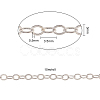 Brass Flat Oval Cable Chains CHC-CJ0001-01-RS-2