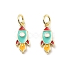 Brass Enamel Charms KK-L237-024G-01-1