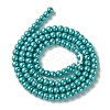 Eco-Friendly Dyed Glass Pearl Round Beads Strands HY-A002-4mm-RB073-3