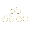 Brass Stud Earrings KK-P205-02G-1