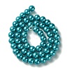 Eco-Friendly Dyed  Glass Pearl Round Bead Strands HY-A002-8mm-RB073-2