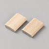 Wood Grooved Dowel Pins AJEW-WH0596-357A-2