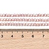 Electroplate Bicone Glass Beads Strands GL-T021-2.5x3mm-16-20-4