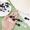 180Pcs 9 Style Plastic Cord Ends KY-CA0001-56-3