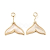 Natural White Shell Pendants SHEL-K006-20G-1