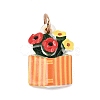 Spray Painted Alloy Pendants AL-CBAB1F7-01F-1