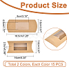 30Pcs 2 Colors Kraft Paper Pillow Candy Box CON-PH0002-49-5