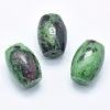 Natural Ruby in Zoisite Beads G-P384-U22-1