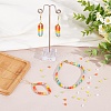 800Pcs 4 Colors 2-Hole Glass Seed Beads SEED-CN0001-04-5