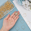 200Pcs Brass Wine Glass Charm Rings KK-SP0001-31B-G-3