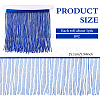 1 Yard Glass Seed Bead Tassel Ribbon OCOR-NB0002-18-2