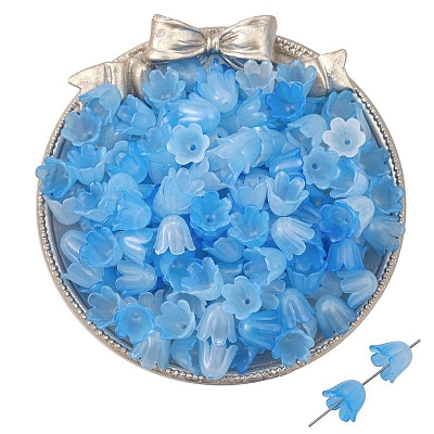 100Pcs Acrylic Bead Caps PW-WGF2E45-10-1