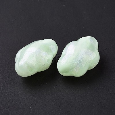 Opaque Acrylic Beads OACR-E014-17G-1