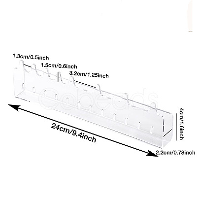 Acrylic Jewelry Hanging Rack PW-WG97867-01-1