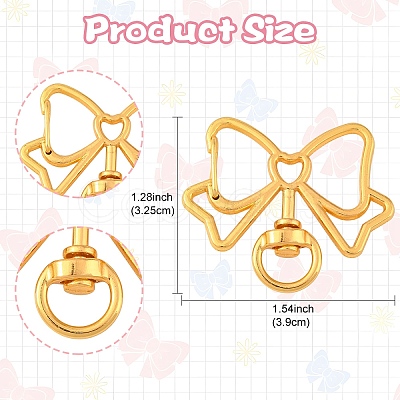 10Pcs Alloy Swivel Lobster Clasps FIND-YW0007-79-1