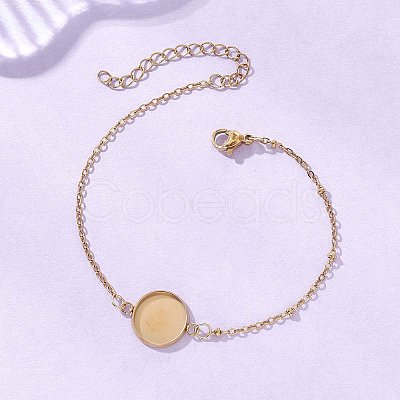 304 Stainless Steel Cable Chain Satellite Chain Bracelet Making BJEW-JB13163-03-1