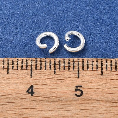 Brass Open Jump Rings KK-G604-08S-01-1