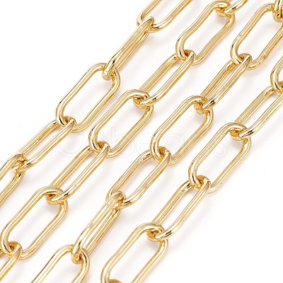Brass Paperclip Chains CHC-G007-01G-1