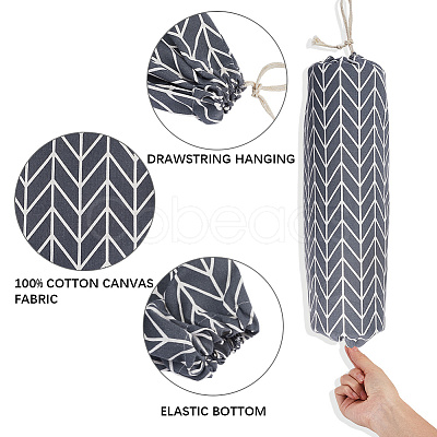 Cotton Jute Cloth Storage Pouches ABAG-WH20003-02C-1