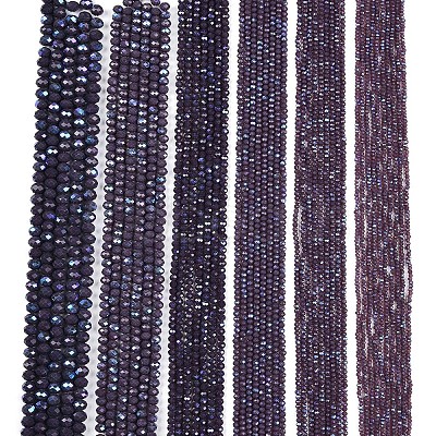 Electroplate Opaque Solid Color Glass Beads Strands EGLA-A044-P3mm-L11-1