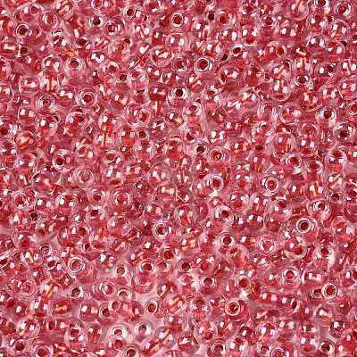 6/0 Transparent Inside Colours Glass Seed Round Beads X1-SEED-N006-004L-1