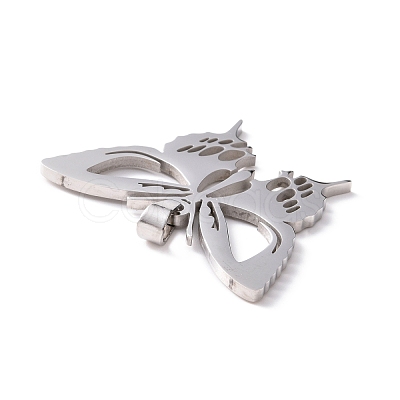 Non-Tarnish Hollow 201 Stainless Steel Pendants STAS-G273-05P-1