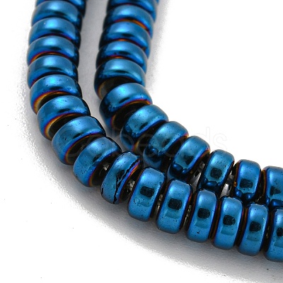Electroplated Synthetic Non-magnetic Hematite Beads Strands G-K361-A03-02-1