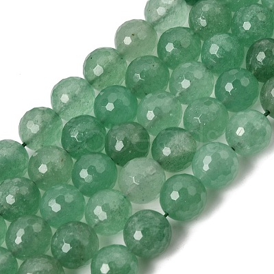Natural Green Strawberry Quartz Beads Strands GG-CBA0166-A02-12mm-1