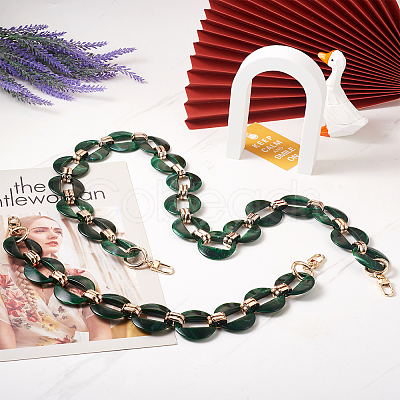 2Pcs 2 Style Resin & Acrylic Bag Strap FIND-GN0001-37-1