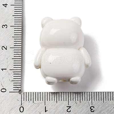 Baking Paint Opaque Acrylic Beads MACR-F080-13-1