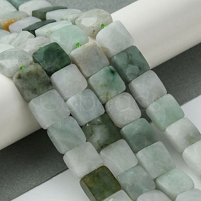 Natural Myanmar Jadeite Beads Strands G-A092-C01-01-1