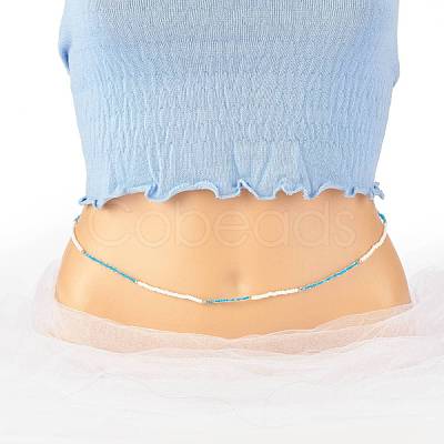 Glass Seed Waist Beads NJEW-C00019-03-1
