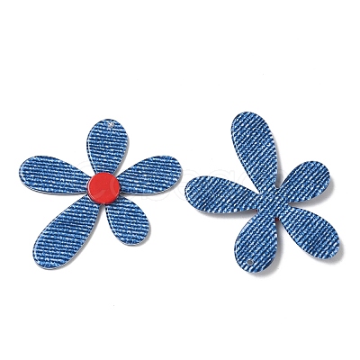 Denim Color Acrylic Big Pendants FIND-C088-03-1